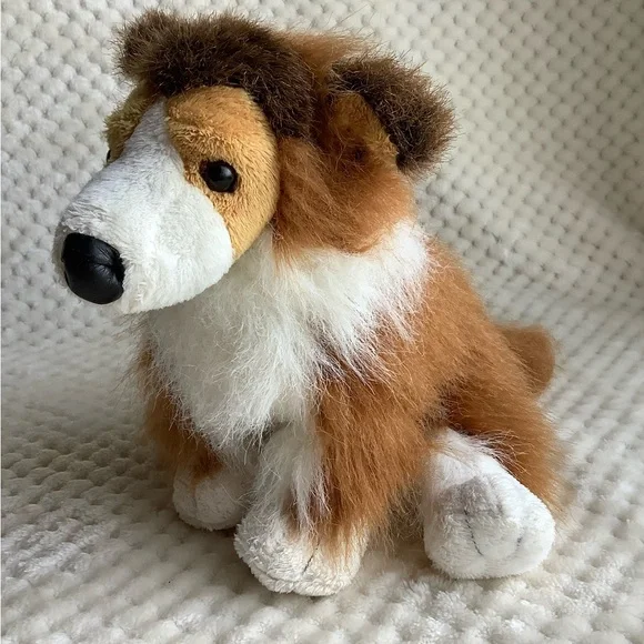 GANZ Toys Ganz Webkinz Hm49 Plush Collie Puppy Dog Stuffed